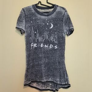 Friends Women's Burnt-out Graphic T-shirt Size Large
